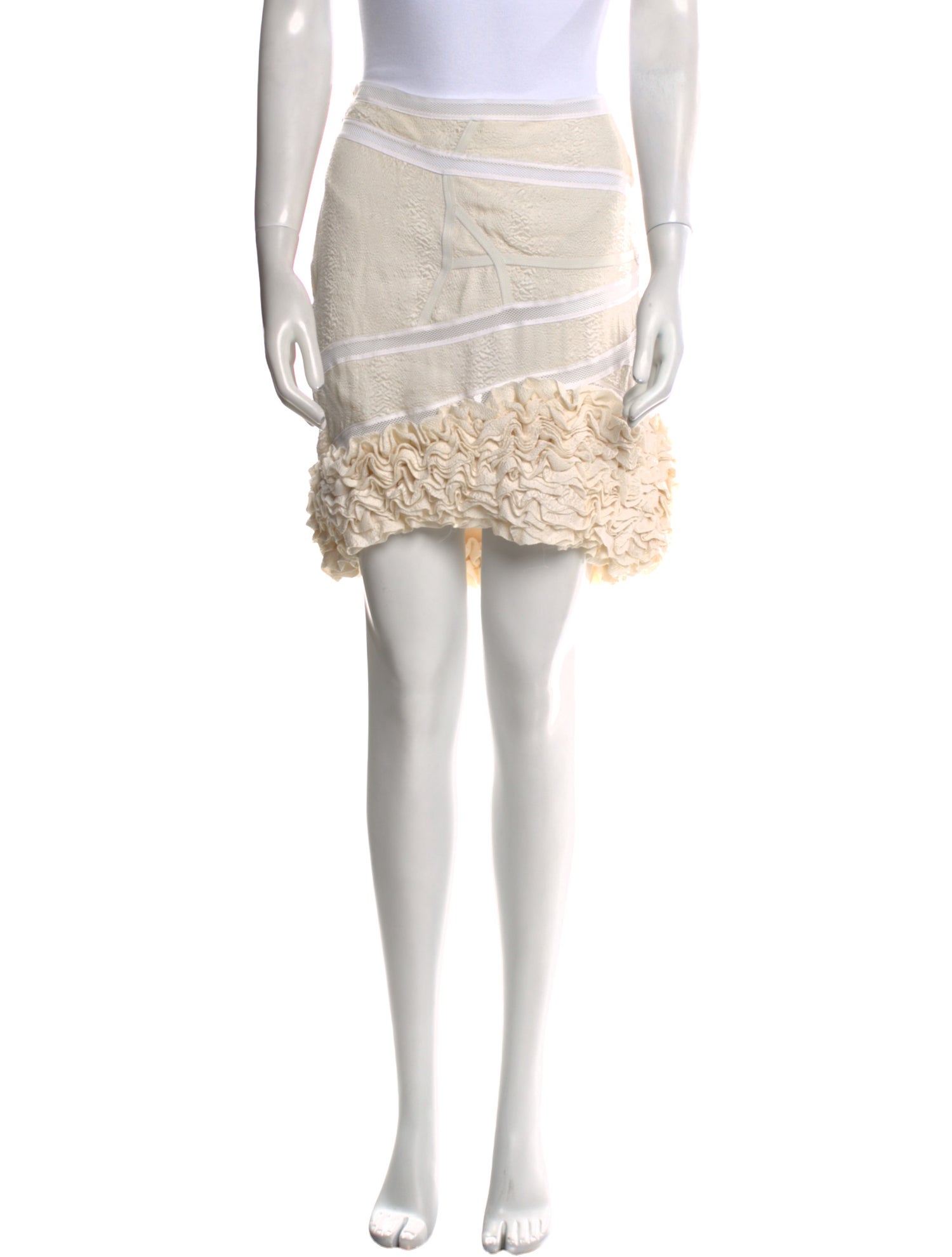 Preen by Thornton Bregazzi Silk Mini Skirt