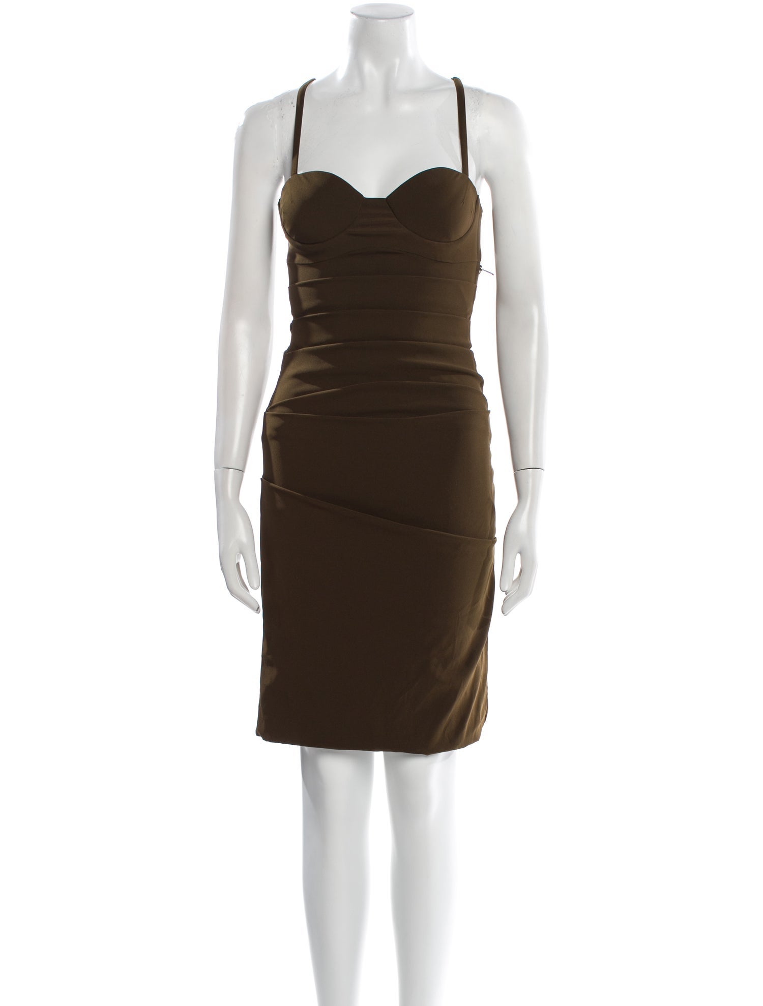 Preen by Thornton Bregazzi Square Neckline Mini Dress