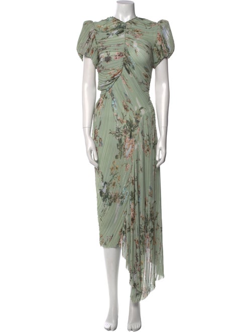 Preen by Thornton Bregazzi Floral Print Long Dress