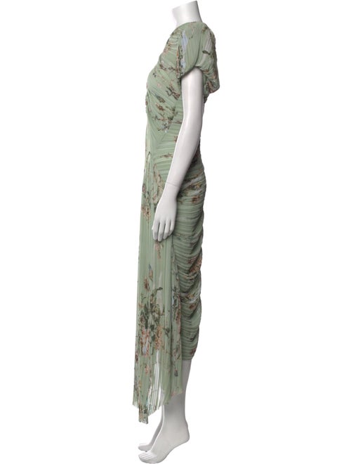 Preen by Thornton Bregazzi Floral Print Long Dress