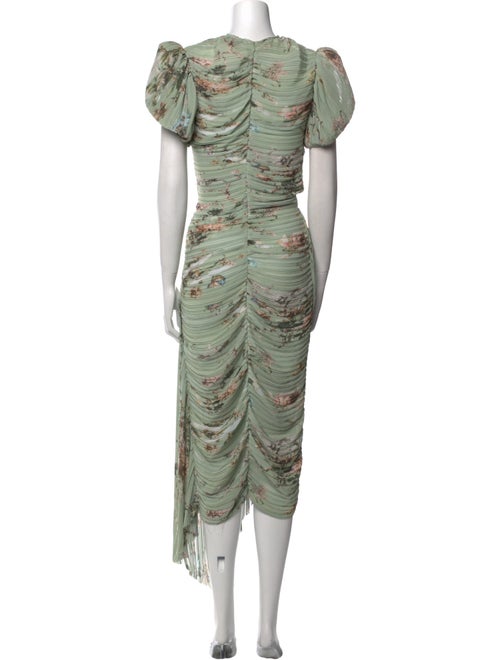 Preen by Thornton Bregazzi Floral Print Long Dress