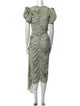 Preen by Thornton Bregazzi Floral Print Long Dress