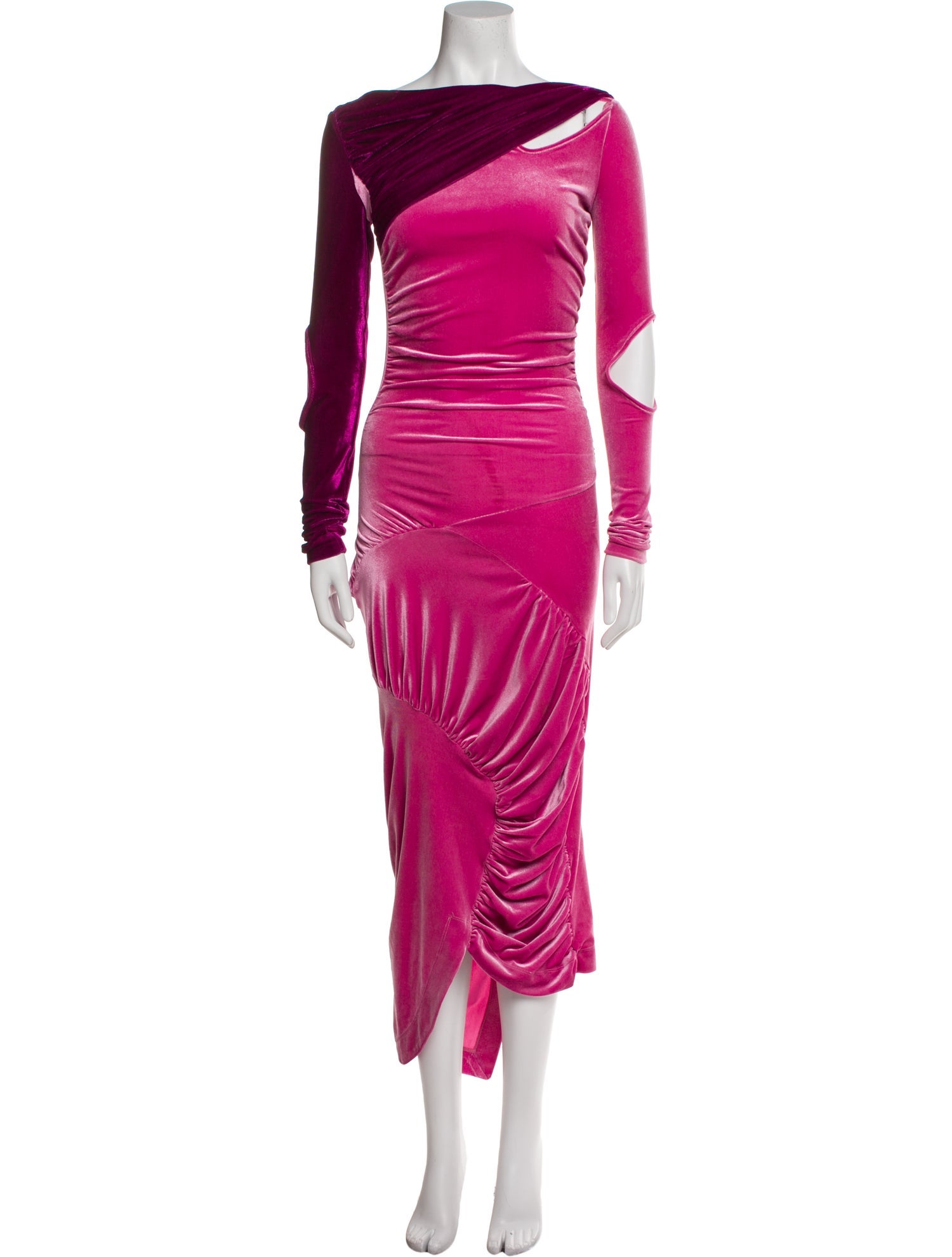 Preen by Thornton Bregazzi Bateau Neckline Long Dress