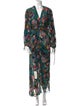 Preen by Thornton Bregazzi Floral Print Long Dress