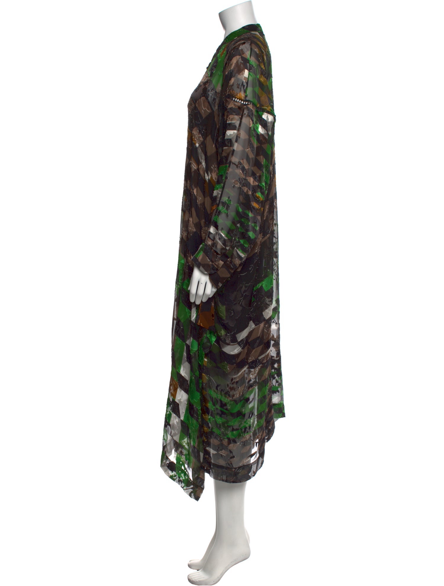 Preen by Thornton Bregazzi Printed Long Dress