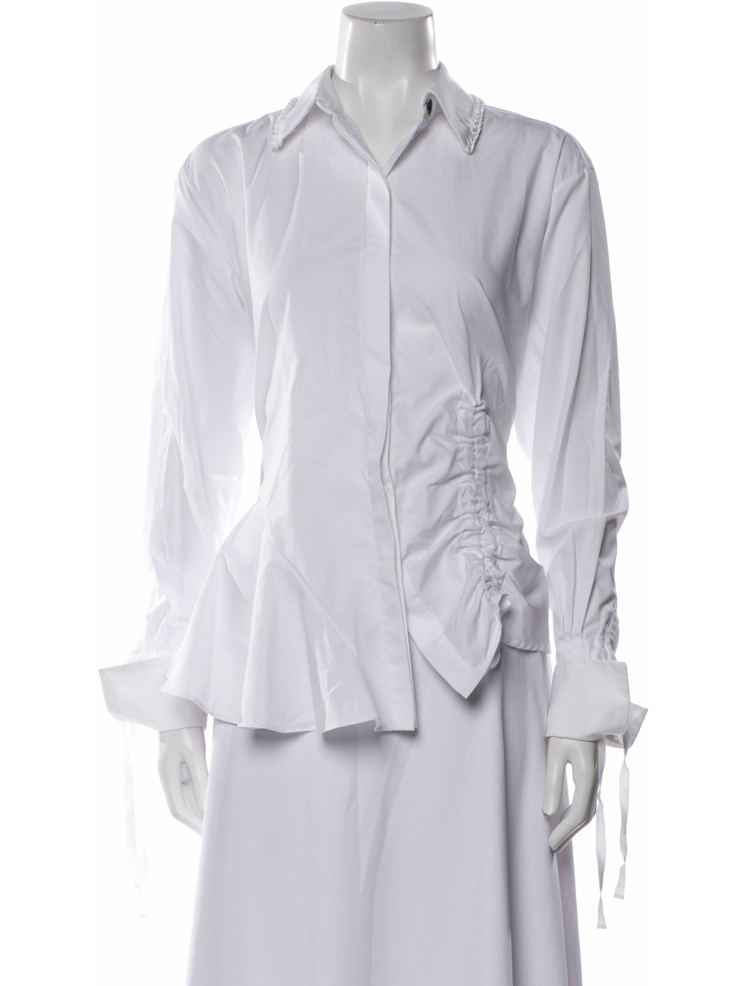 Preen by Thornton Bregazzi Long Sleeve Button-Up Top