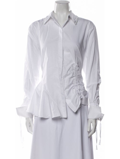 Preen by Thornton Bregazzi Long Sleeve Button-Up Top