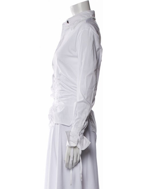 Preen by Thornton Bregazzi Long Sleeve Button-Up Top