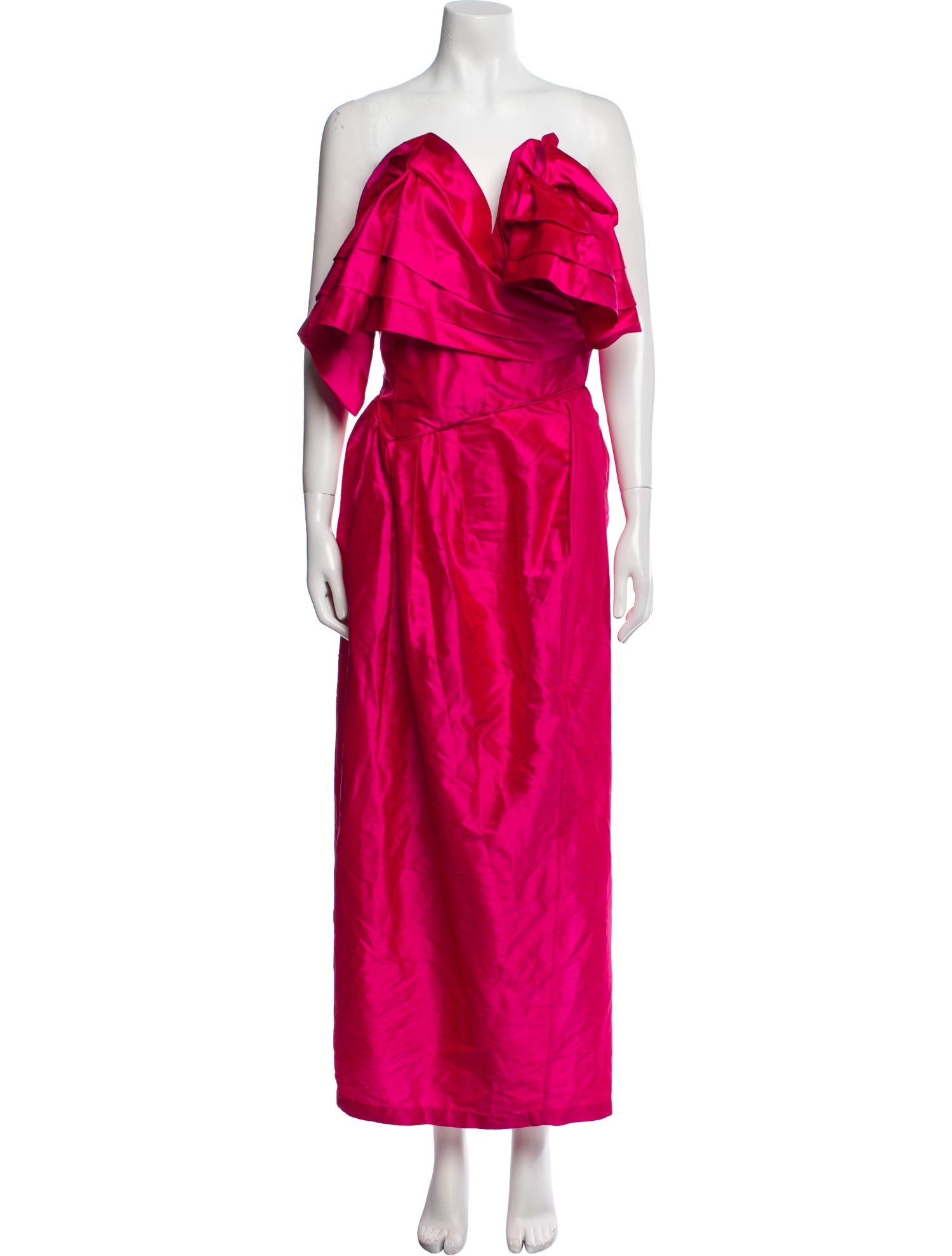 Preen by Thornton Bregazzi Silk Midi Length Dress
