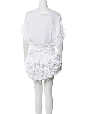 Preen by Thornton Bregazzi Scoop Neck Mini Dress