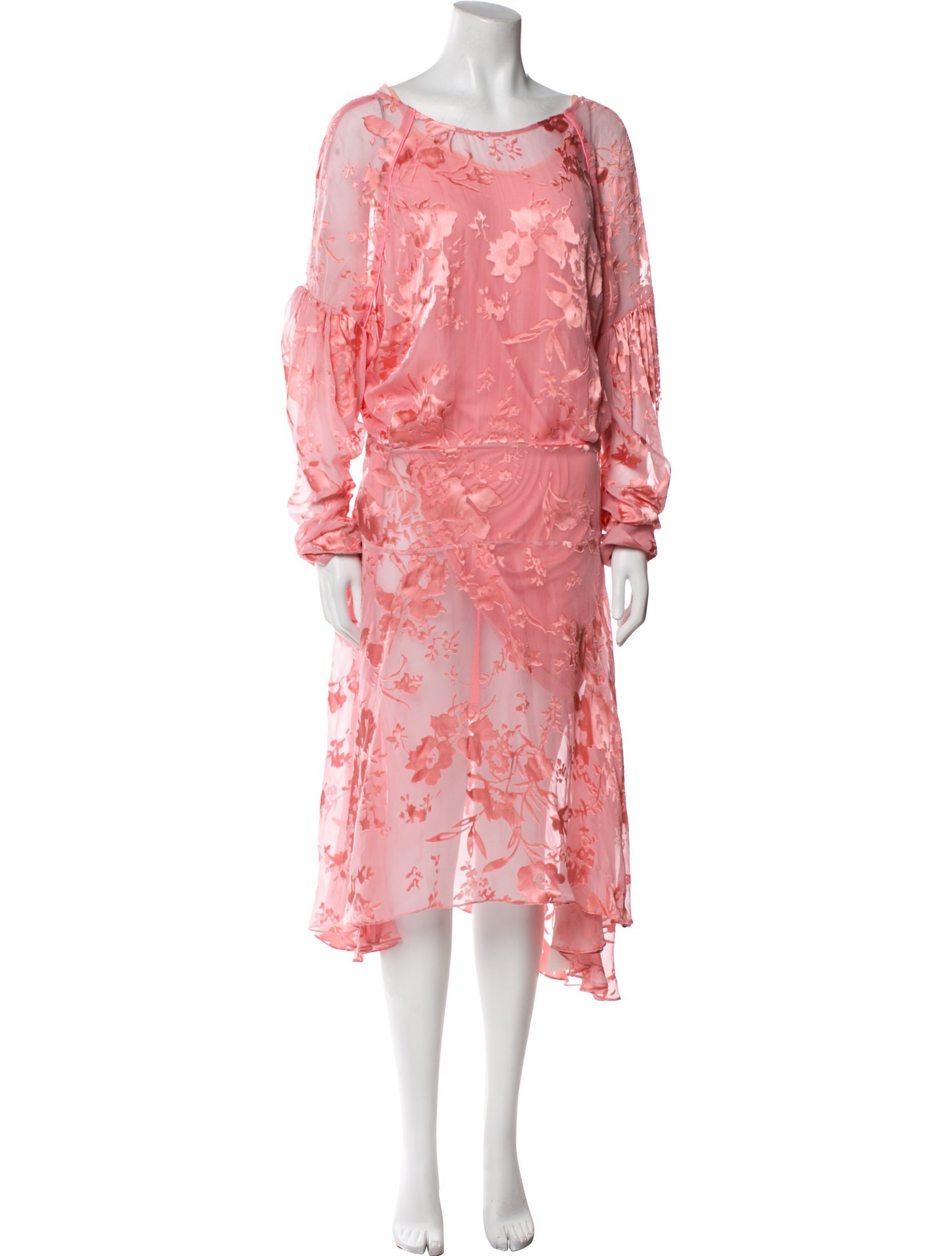 Preen by Thornton Bregazzi Floral Print Long Dress