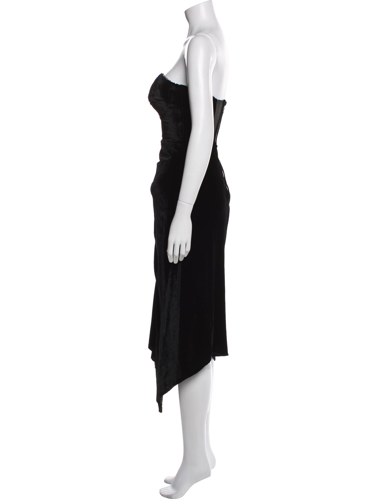 Preen by Thornton Bregazzi Strapless Midi Length Dress