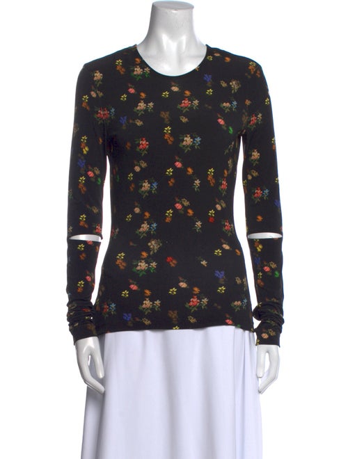 Preen by Thornton Bregazzi Floral Print Crew Neck Top