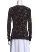Preen by Thornton Bregazzi Floral Print Crew Neck Top