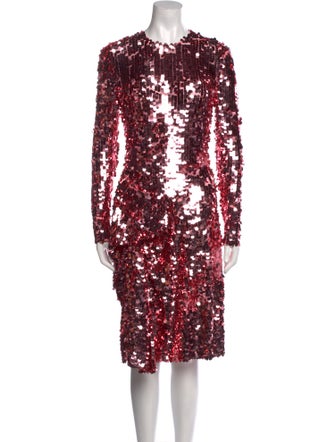 Preen by Thornton Bregazzi Crew Neck Knee-Length Dress