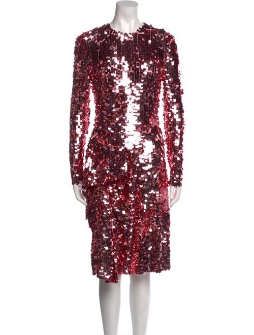 Preen by Thornton Bregazzi Crew Neck Knee-Length Dress