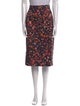 Preen by Thornton Bregazzi Floral Print Knee-Length Skirt