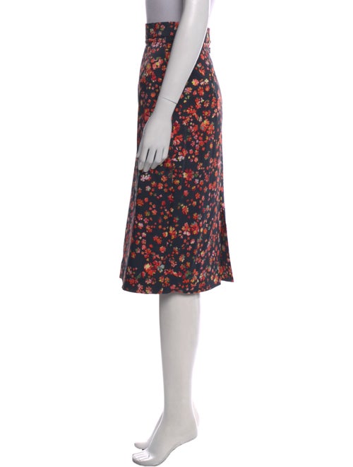 Preen by Thornton Bregazzi Floral Print Knee-Length Skirt