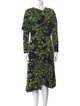 Preen by Thornton Bregazzi Floral Print Midi Length Dress