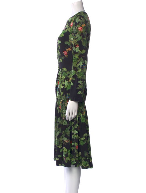 Preen by Thornton Bregazzi Floral Print Midi Length Dress