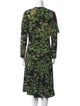 Preen by Thornton Bregazzi Floral Print Midi Length Dress