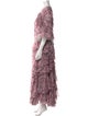 Preen by Thornton Bregazzi Floral Print Long Dress