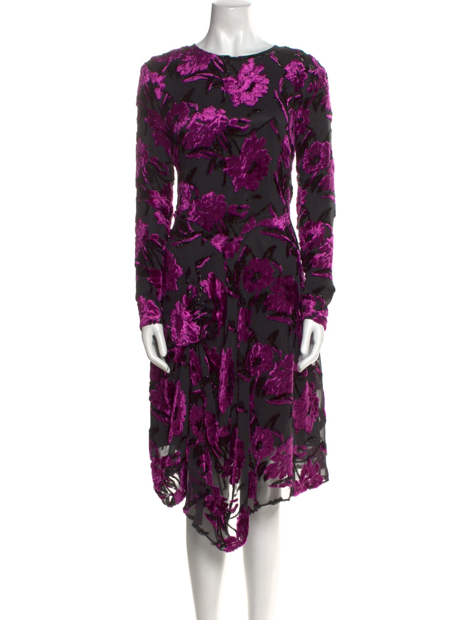 Preen by Thornton Bregazzi Floral Print Midi Length Dress