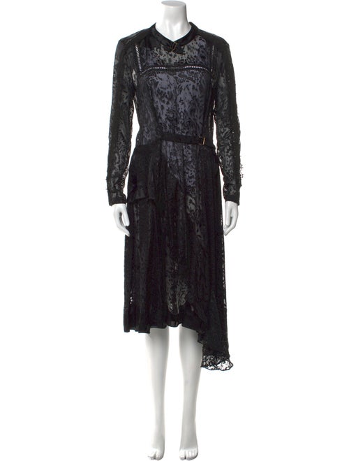 Preen by Thornton Bregazzi Lace Pattern Knee-Length Dress