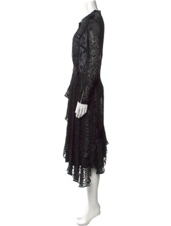 Preen by Thornton Bregazzi Lace Pattern Knee-Length Dress