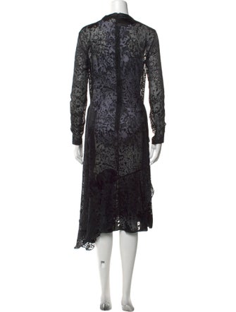 Preen by Thornton Bregazzi Lace Pattern Knee-Length Dress