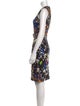 Preen by Thornton Bregazzi Floral Print Knee-Length Dress