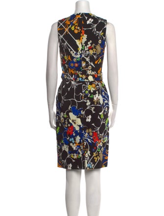 Preen by Thornton Bregazzi Floral Print Knee-Length Dress