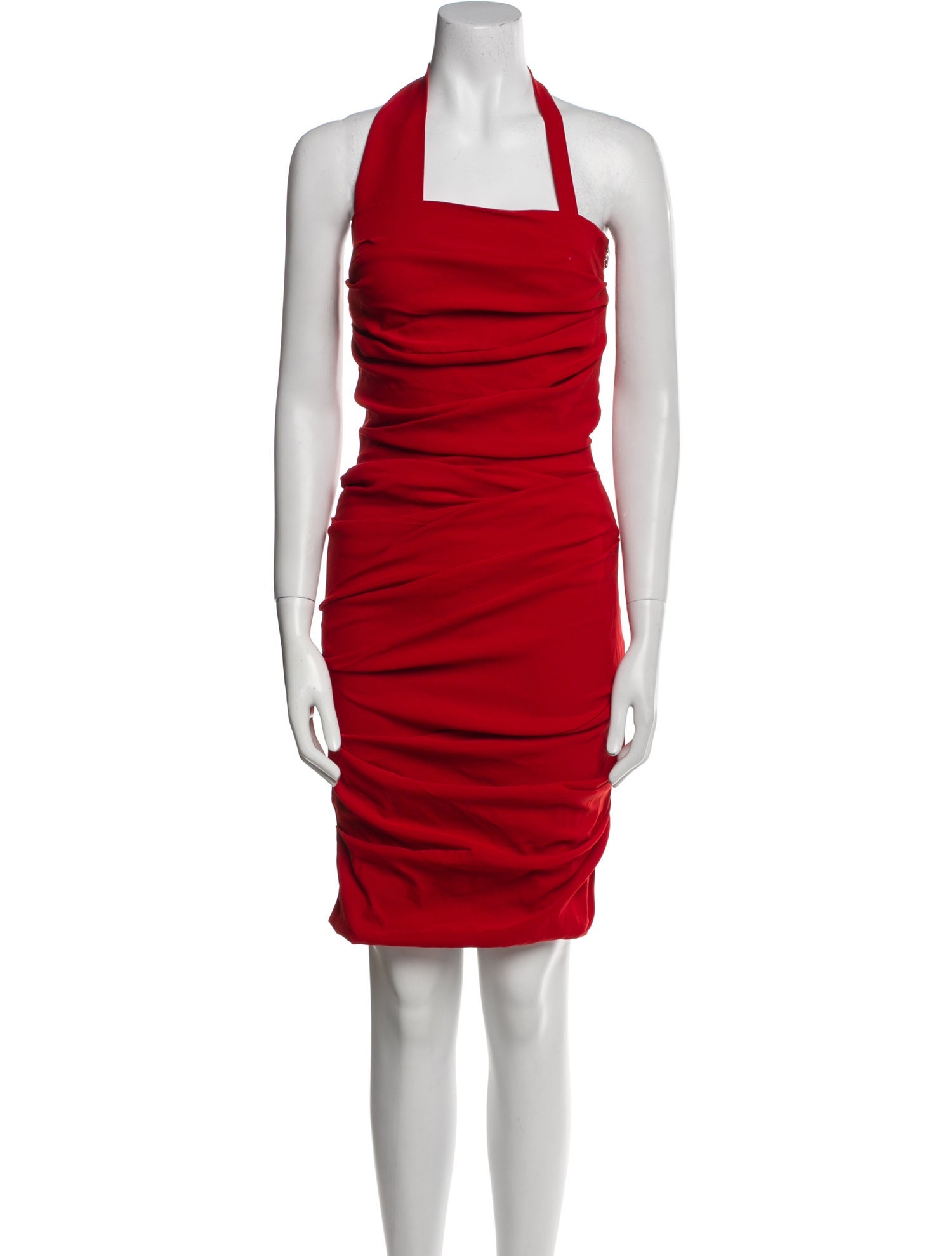 Preen by Thornton Bregazzi One-Shoulder Knee-Length Dress