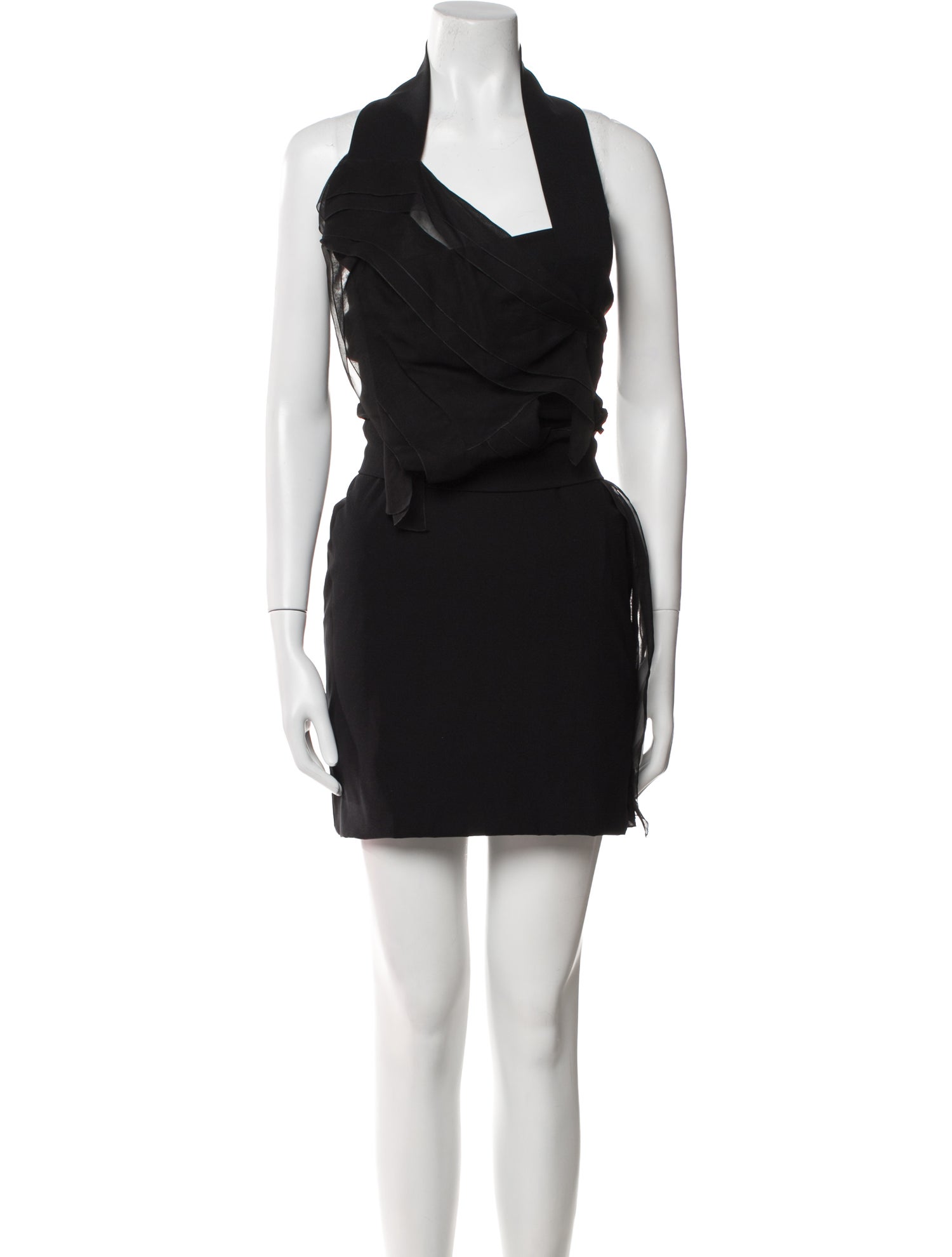 Preen by Thornton Bregazzi Halterneck Knee-Length Dress