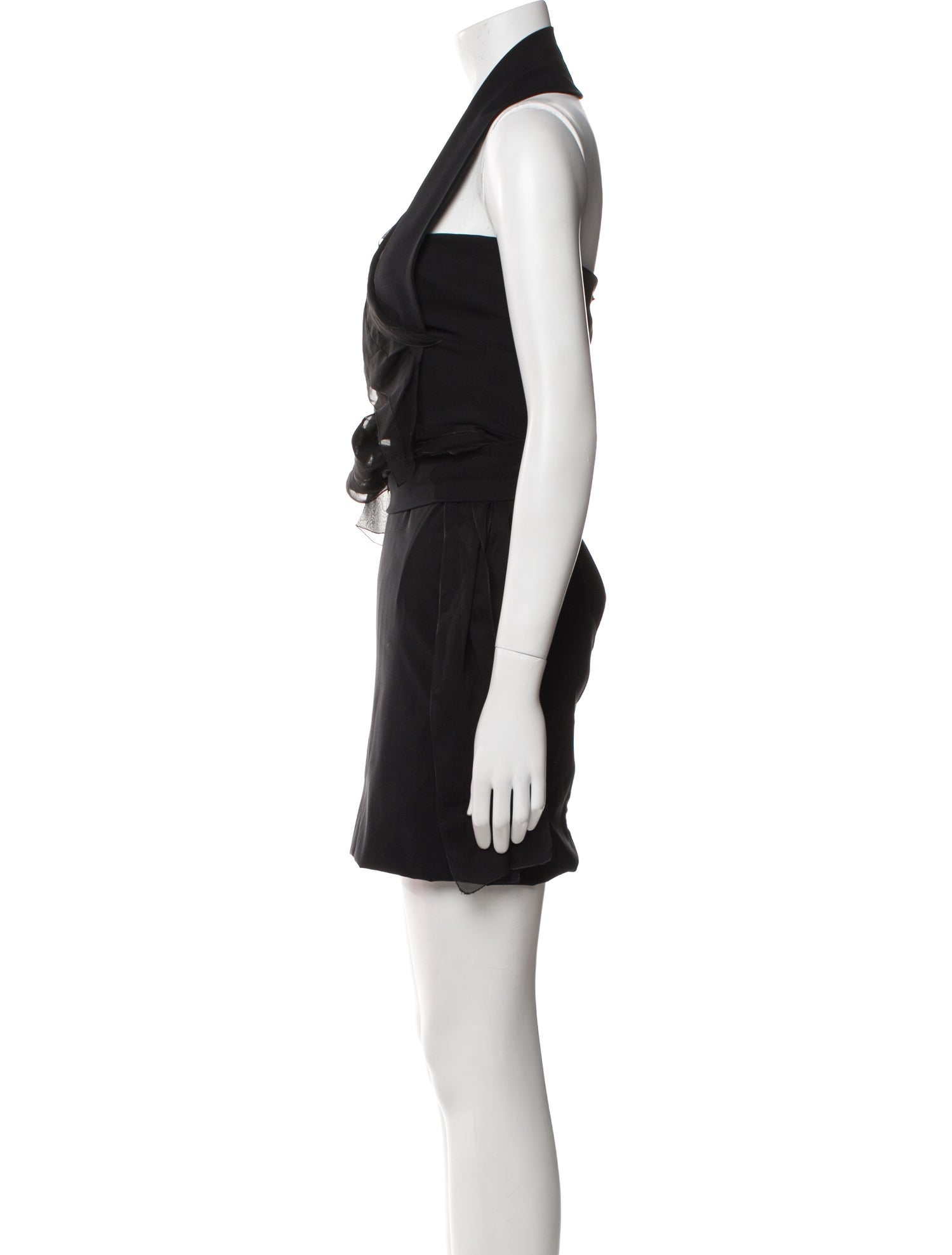 Preen by Thornton Bregazzi Halterneck Knee-Length Dress