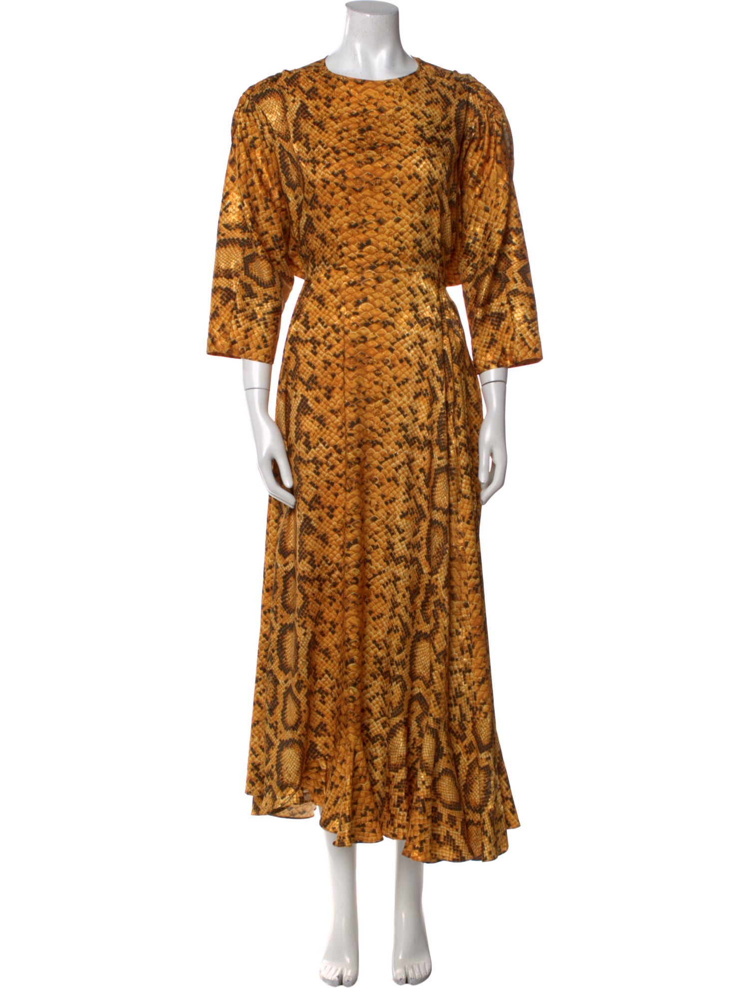 Preen by Thornton Bregazzi Animal Print Long Dress