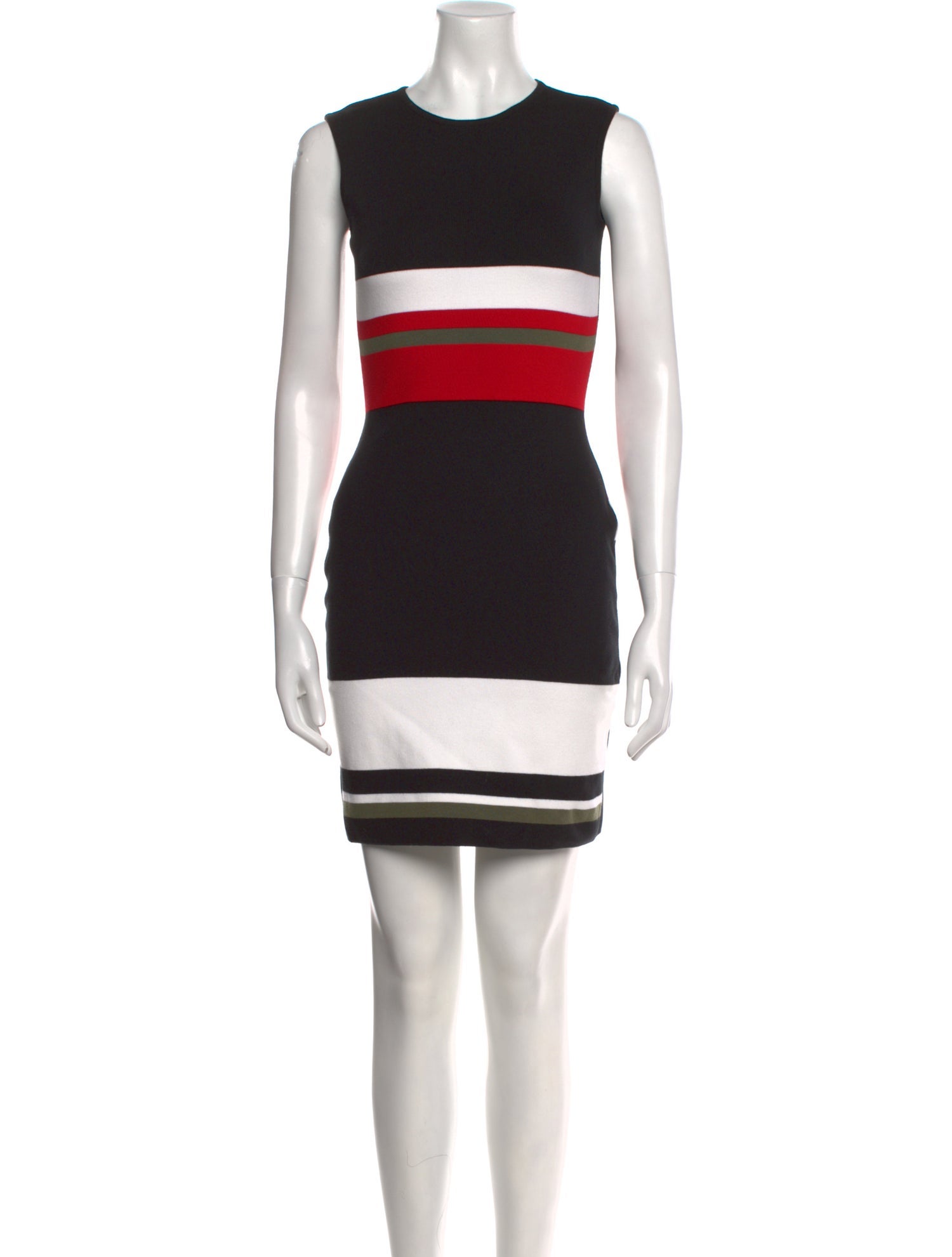 Preen by Thornton Bregazzi Striped Mini Dress