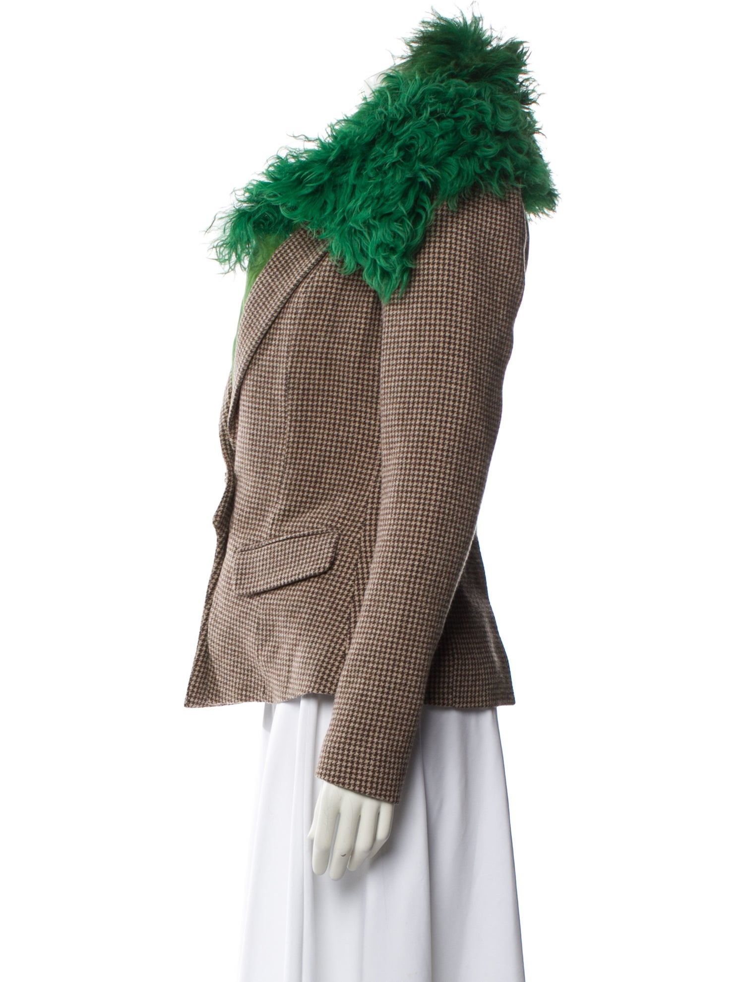 Preen by Thornton Bregazzi Wool Printed Blazer