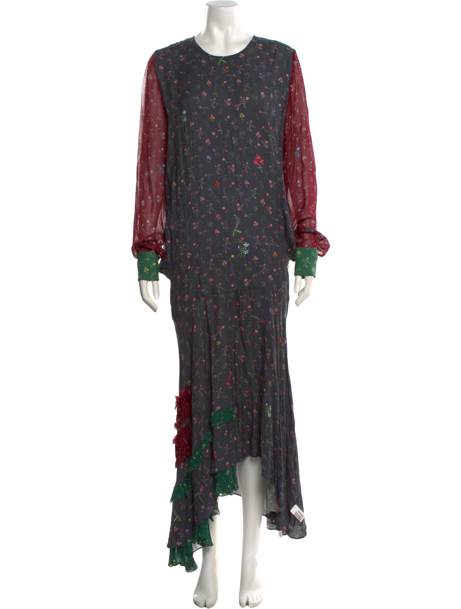 Preen by Thornton Bregazzi Floral Print Long Dress