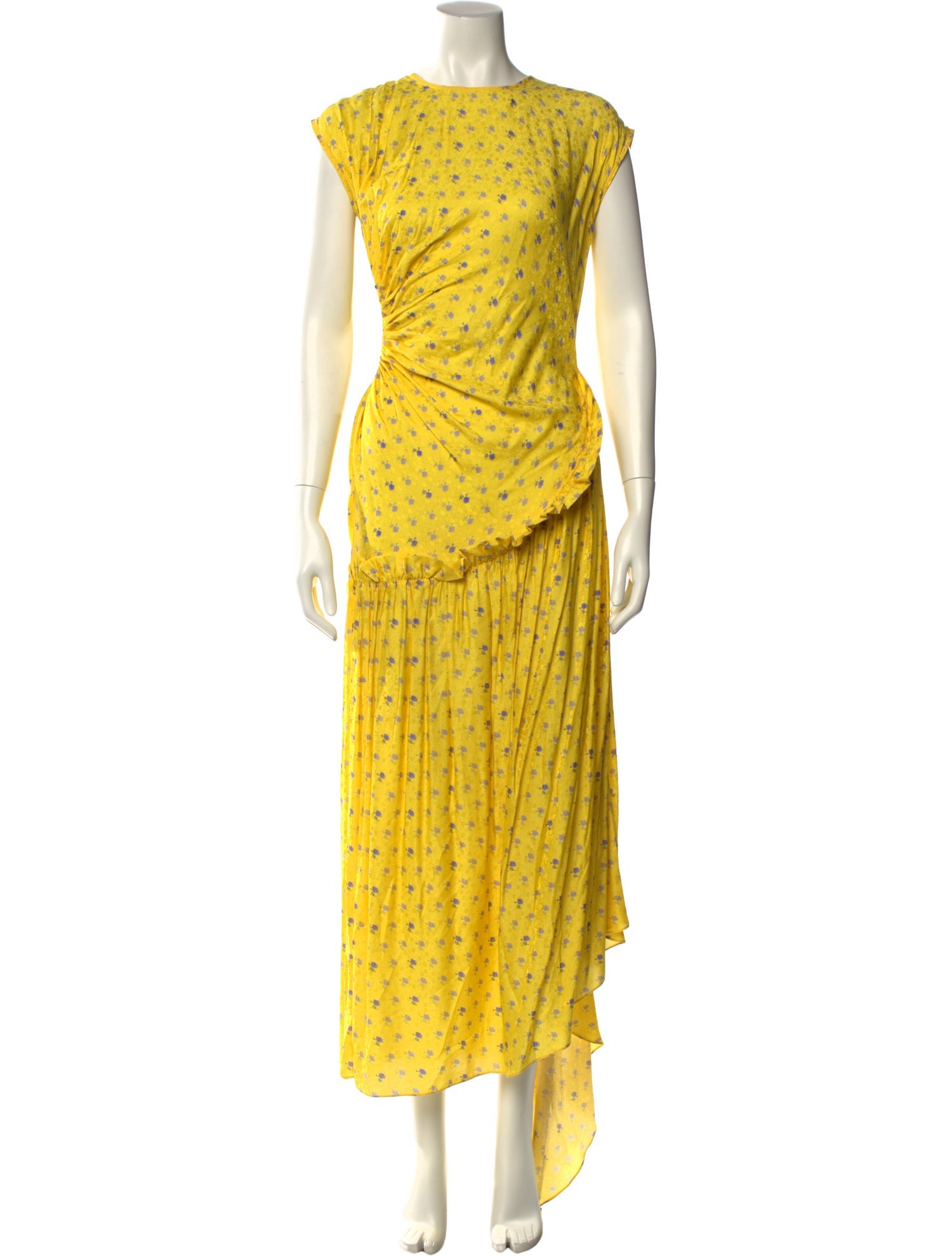 Preen by Thornton Bregazzi Printed Midi Length Dress