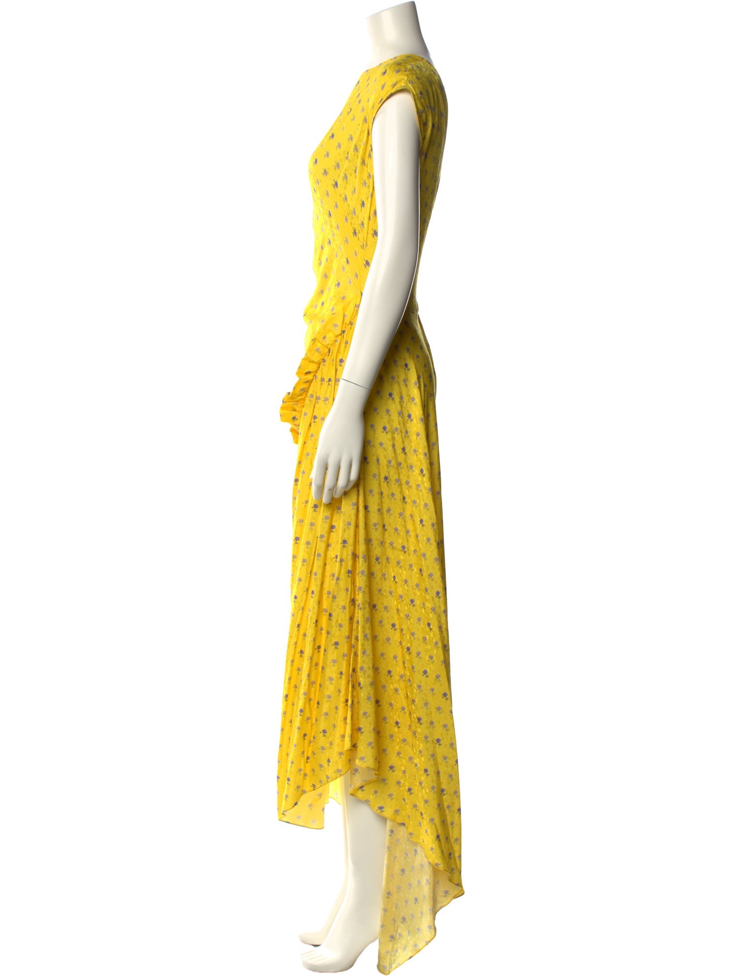 Preen by Thornton Bregazzi Printed Midi Length Dress