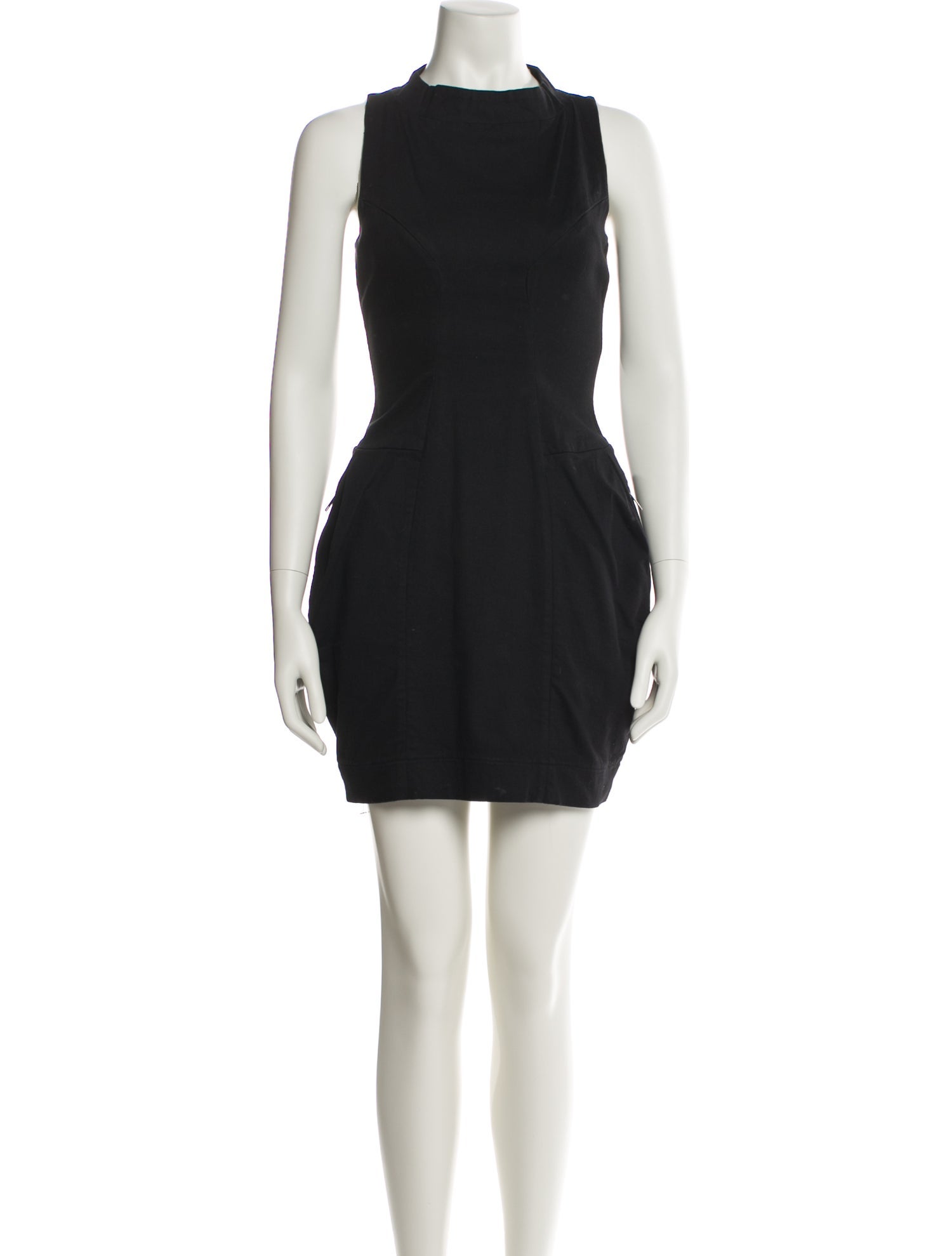 Preen by Thornton Bregazzi Square Neckline Mini Dress