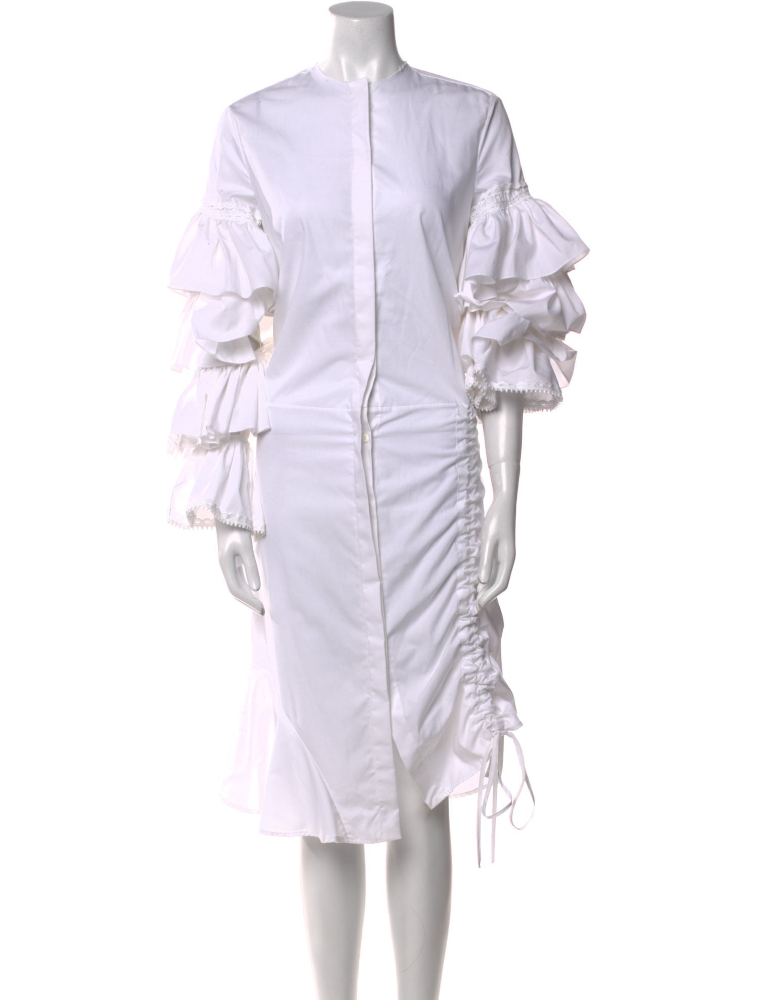 Preen by Thornton Bregazzi Crew Neck Midi Length Dress