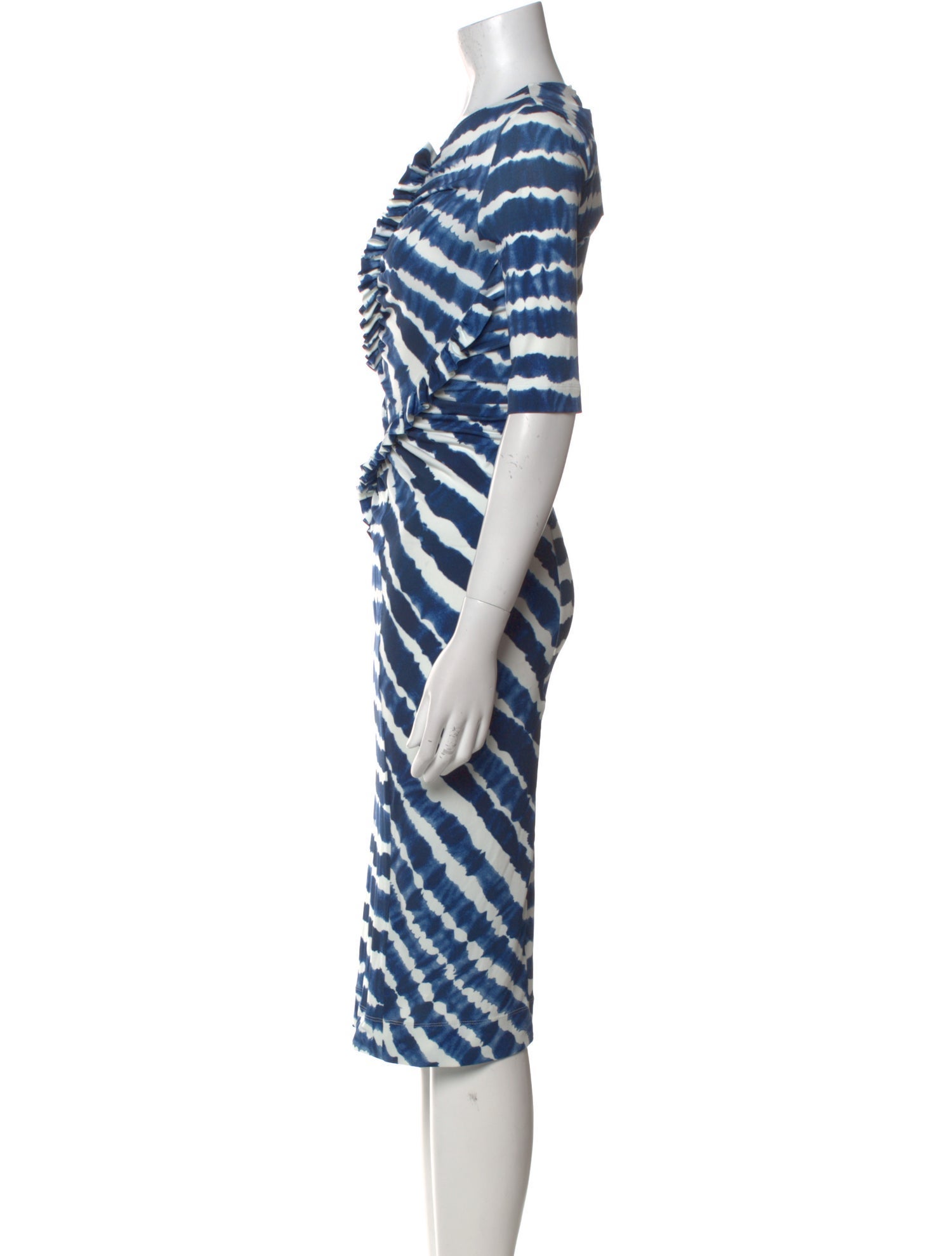 Preen by Thornton Bregazzi Tie-Dye Print Knee-Length Dress