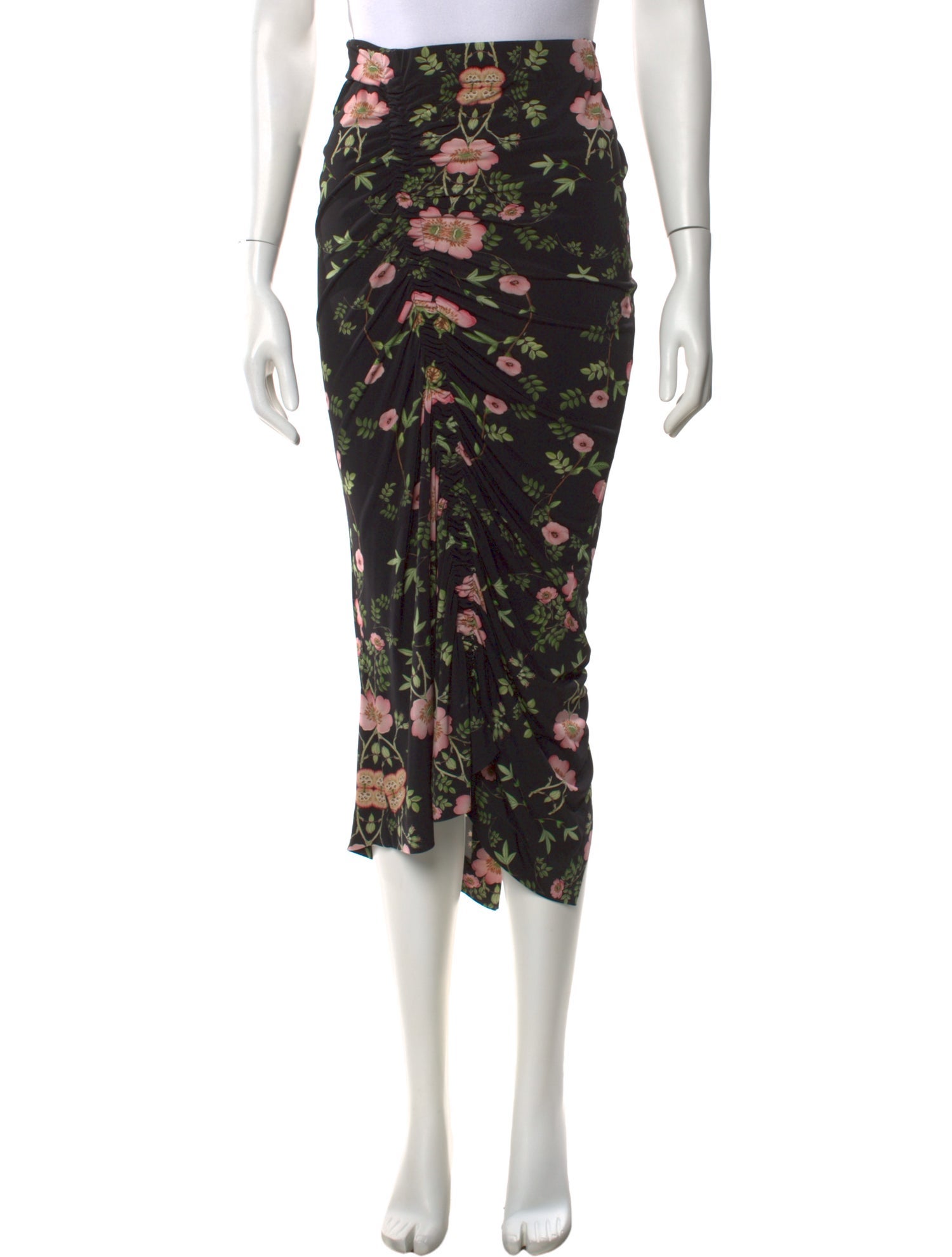 Preen by Thornton Bregazzi Floral Print Midi Length Skirt
