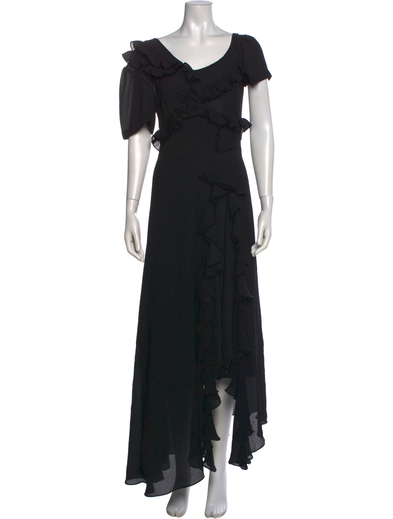 Preen by Thornton Bregazzi V-Neck Long Dress