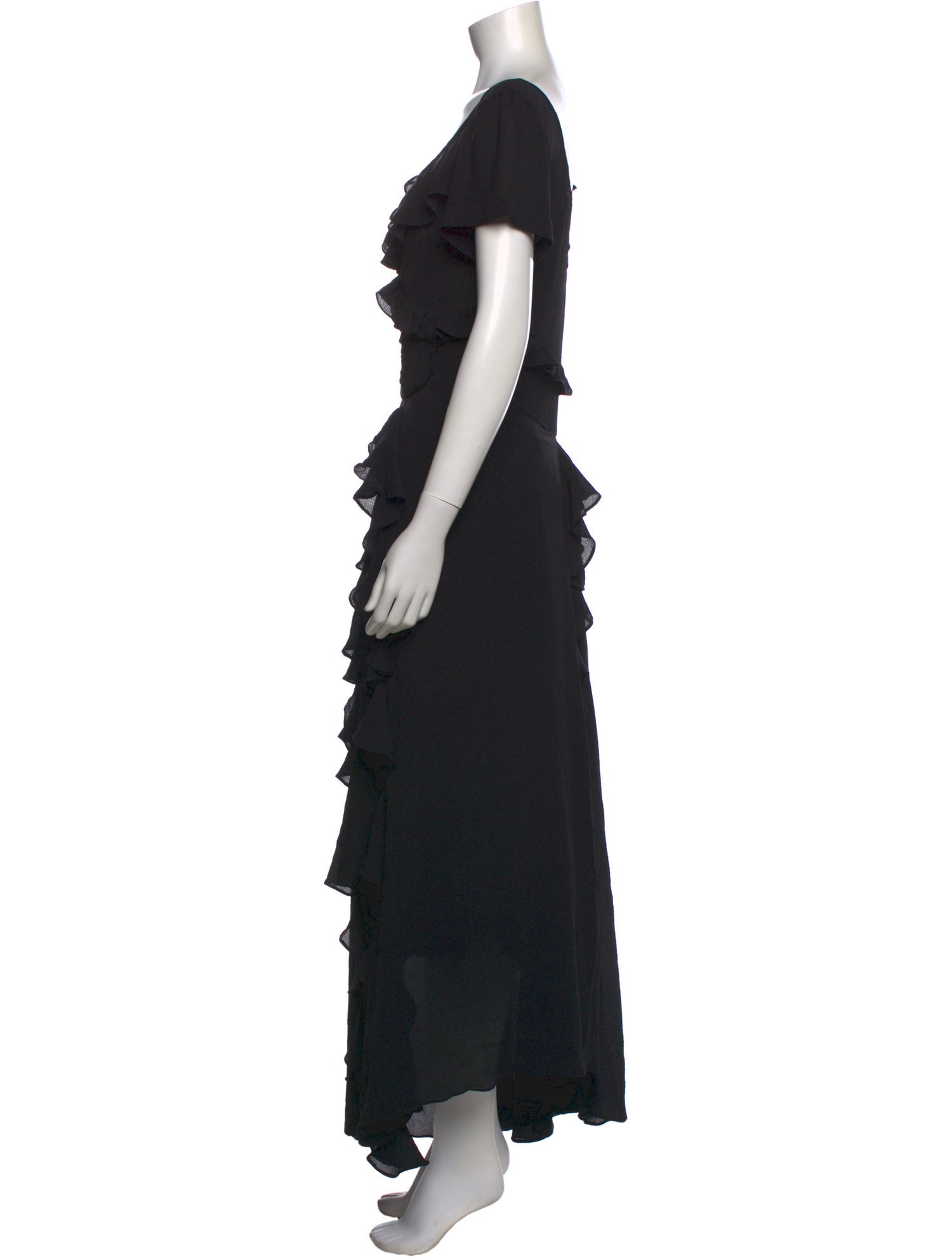 Preen by Thornton Bregazzi V-Neck Long Dress