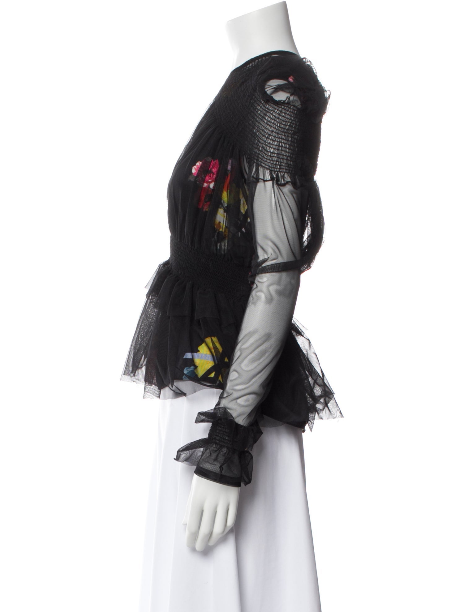 Preen by Thornton Bregazzi Floral Print Mesh Accents Set