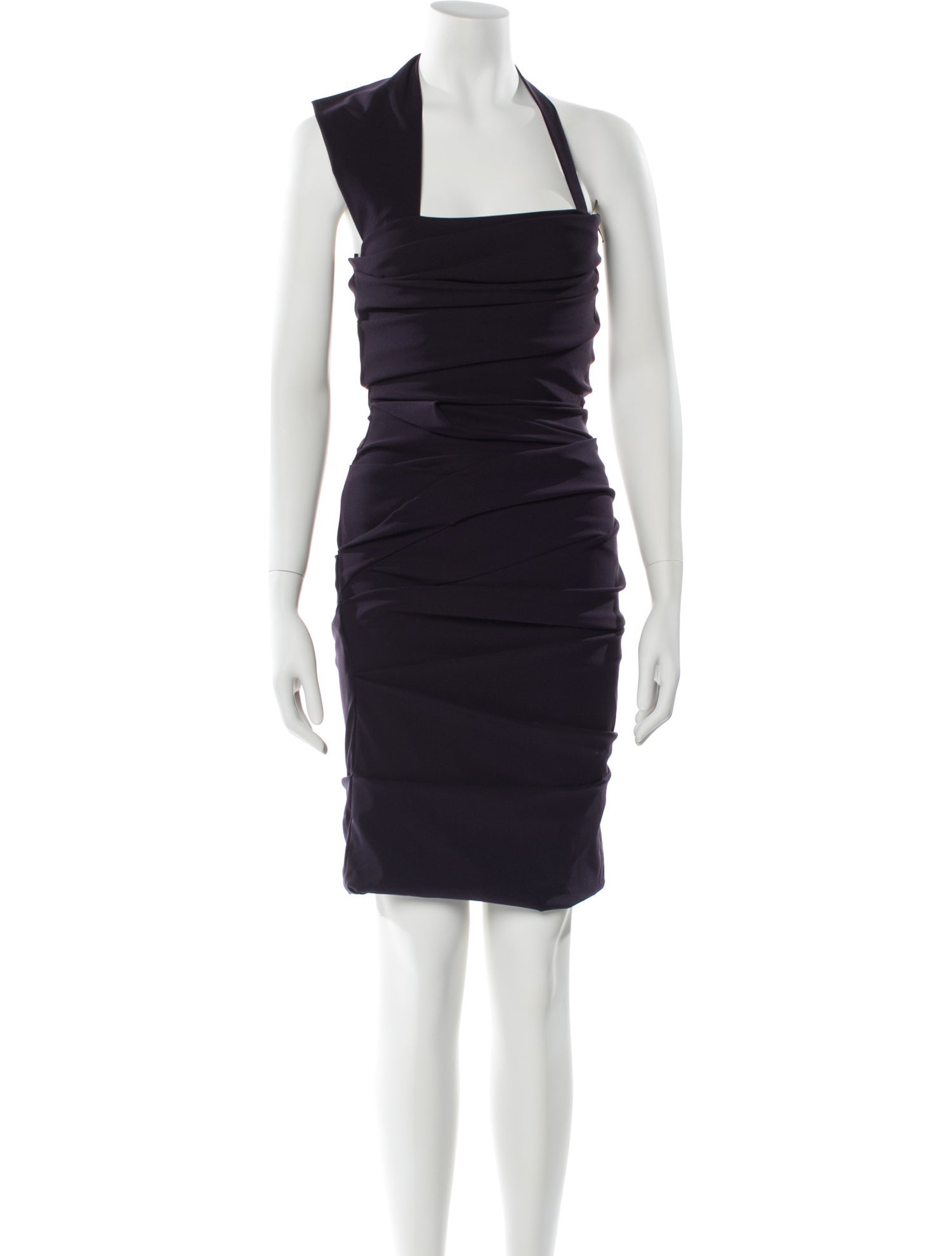 Preen by Thornton Bregazzi One-Shoulder Knee-Length Dress