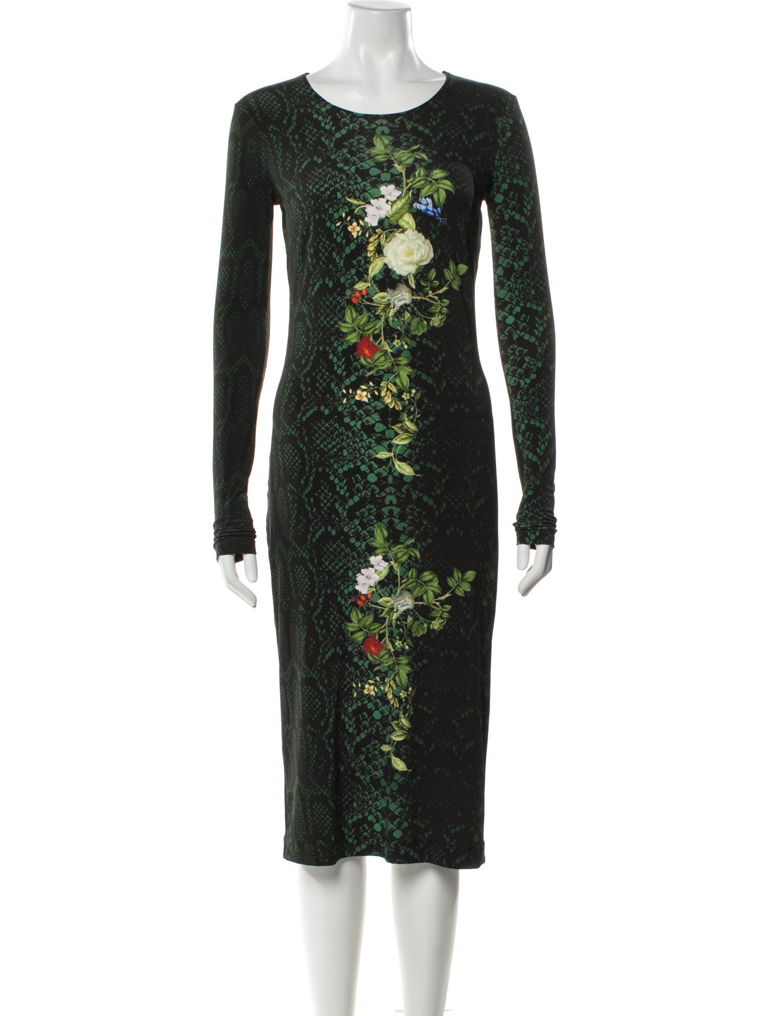 Preen by Thornton Bregazzi Printed Midi Length Dress